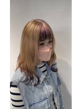 マティス 藤崎店(MATISSE) 裾カラー、ハイトーンカラー、デザインカラー