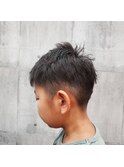 学生におすすめ!ツーブロックショート