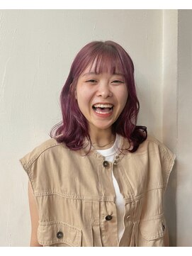 美容室 はなこ 【新潟/ハイトーン/オージュア】ピンクヘアー
