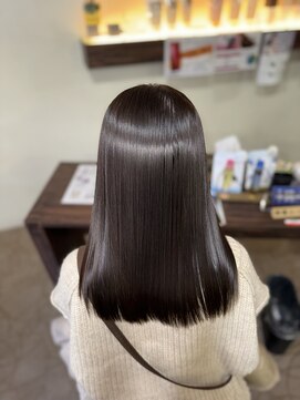 ヘアーメイクポリッシュ 桂店 髪質改善/縮毛矯正/ロングヘアー/ツヤ髪/艶カラー/桂/西京区