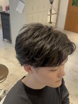 リーフ 王寺店(LEAF≠)&nbsp;フェザーパーマ風センターパート