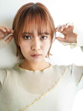 トクテ 吉祥寺(tokute) くびレイヤーエモージュグレージュカラーくびれショート/吉祥寺