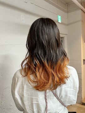 トクテ 吉祥寺(tokute) グレージュカラー/ボブウルフ/黒髪/ココアベージュ