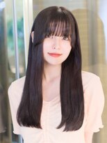 キュウ トゴシコウエン(CUE TOGOSHI-KOEN)&nbsp;20代30代40代/大人可愛い艶感重ためロングレイヤー