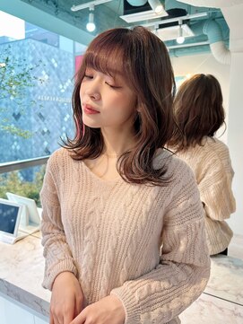 アリスバイアフロート 自由が丘(ALICe by AFLOAT) 鎖骨ミディアム／くびれヘア【自由が丘】