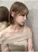 メルティカラー×ウェーブミディアム[似合わせカット/韓国]