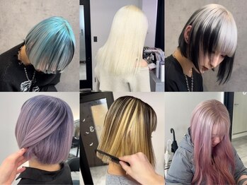 シーバイスリー 綱島(C×3)の写真/薬剤の知識が豊富だから、あなたにぴったりな色をご提案♪透明感や艶感のあるハイトーンもお任せ☆