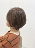 くせをいかしたショートボブ