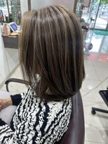 クロップ エス 茅ヶ崎本店(crop es)&nbsp;コントラストがついたハイライトカラー