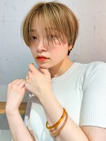 ラミエ バイ メルト 吉祥寺(lamie by melt)&nbsp;*滝田*吉祥寺ハイライトミルクティーベージュショートカット人気