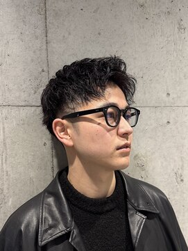 エリマ 武蔵小杉(elima) ラフな質感の無造作パーマ×スパイキーショートスタイル