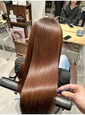 M3Dカラーで髪質改善！オレンジブラウン【新宿三丁目】