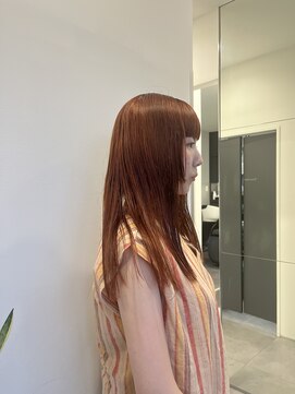 ゴウトゥデイシェアサロン 町田店(GO TODAY SHAiRE SALON) オレンジカラー