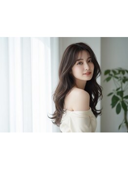 《高濃度水素＋炭酸＋パックで若々しい美髪に》ボリュームアップ/白髪ぼかし/髪質改善も◎