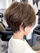 ブレス ヘアデザイン(BLESS hair design) 東静岡ショートボブくびれショートイルミナカラー顔周りレイヤー
