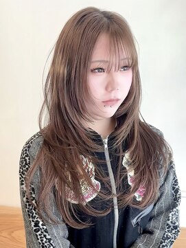 ビューエヒメ(VIEW EHIME) 小顔可愛いレイヤーカット×アッシュカラー20代30代40代