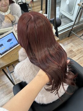 マリアバイアフロート(Maria by AFLOAT) 〈藤間〉ブリーチなしチェリーピンク/フレンチガーリー