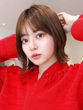 セイドット オモテサンドウ(Say. omotesando) Say.外ハネボブくびれボブひし形ボブヘーゼルグレージュ表参道