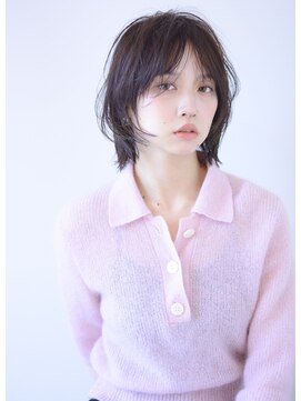 20代30代40代前髪あり予防美容動くレイヤーチュールバング