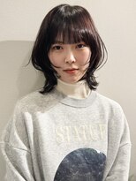 サンデイズド(SUNDAZED)&nbsp;ブラウンレッド×髪質改善カラーボブ