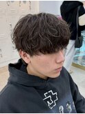 渋谷/シャドウパーマ/無造作パーマ/癖毛風パーマ/メンズマッシュ