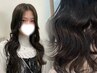 【髪質改善カラー】カット＋ケアワンカラー＋髪質改善トリートメント