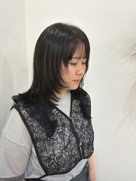 グッディ 倉敷笹沖店(GOOD-DAY) 顔周りレイヤー×オリーブグレージュ