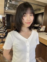 ダブ ギンザ(DaB ginza)&nbsp;黒髪ショートボブ×顔まわりレイヤー