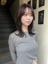 ニカ(NICA)&nbsp;【NICA】ミディアムレイヤーくびれヘア☆友常