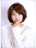 大人可愛いエアリーショートボブ（北澤）