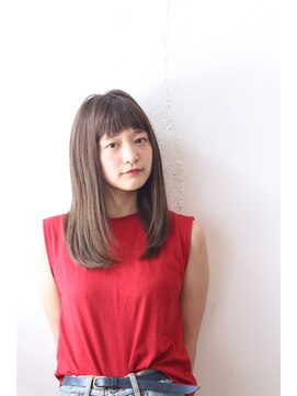 ブラウヘアアンドケア(care) うるつやストレート×オン眉　　＊