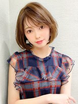 LallYou　錦糸町　韓国レイヤーカットミルクティーブラウン