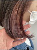 インナーカラー×ピンク