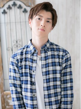 トニーアンドガイ メン 与野駅前店(TONI&GUY MEN) ワイルドアップバングで無造作ショートウルフa