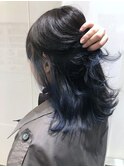 【札幌麻生 デザインカラー(インナーカラー)】