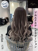 レヴェリーヘア 倉敷店(Reverie hair) #エクステ #プルエクステ #グレージュ #グラデーション