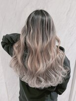 リー 京橋(Lee)&nbsp;店長今里☆ロングのハイトーンバレイヤージュ☆