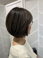 ツムグ 代官山店(TUMUGU) 白髪ぼかしアッシュブラックミントアッシュ×小顔ショートボブ