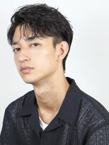 オーシャントーキョーオーバー 渋谷(OCEAN TOKYO OVER)&nbsp;波巻き束感ショートマッシュパーマハイライト