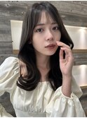 薄めバングフェイスレイヤーくびれヘア【肥田亜沙美】