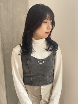 ヨーク(YOKE) 【 YOKE 】フェイクブラック就活OK顔まわりレイヤー