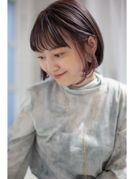 アッシュ 池袋店(Ash) 10代20代30代『パープル系イヤリングカラー』 #池袋駅