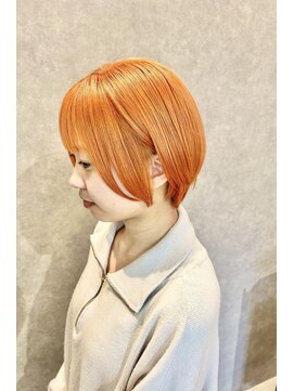 スーリール 西新店(Sourire) アプリコットオレンジ×Wカラー☆