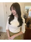 オリーブベージュ×くびれ巻き