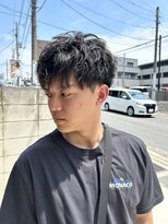 ラック 津田沼(LUCK)&nbsp;ダークアッシュ/アッシュブラック/カルマパーマ/ベリーショート