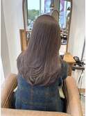 レイヤーカット、ブリーチなしダブルカラー