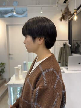 ロカ 表参道(loka) マッシュショート[表参道/ブリーチ/ハイライト]Mai