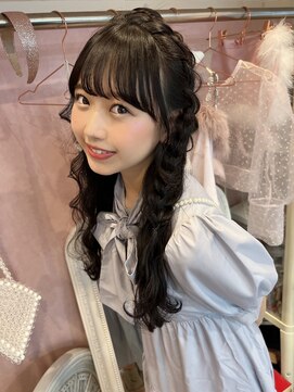 ドットハリス(.Hallis) 編みたらし/ヘアメ/ロングヘア/ヘアセット