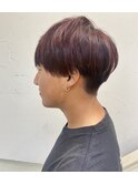 【morio成増/一戸】隠れハイライトワインレッドカラー
