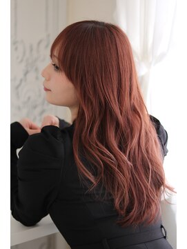 レム 仙台店(L.E.M) 《L.E.M 仙台店》ブリーチなしチェリーレッド/及川翔